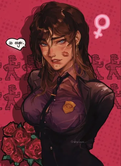 Micheal Afton Nightguard Genderbend