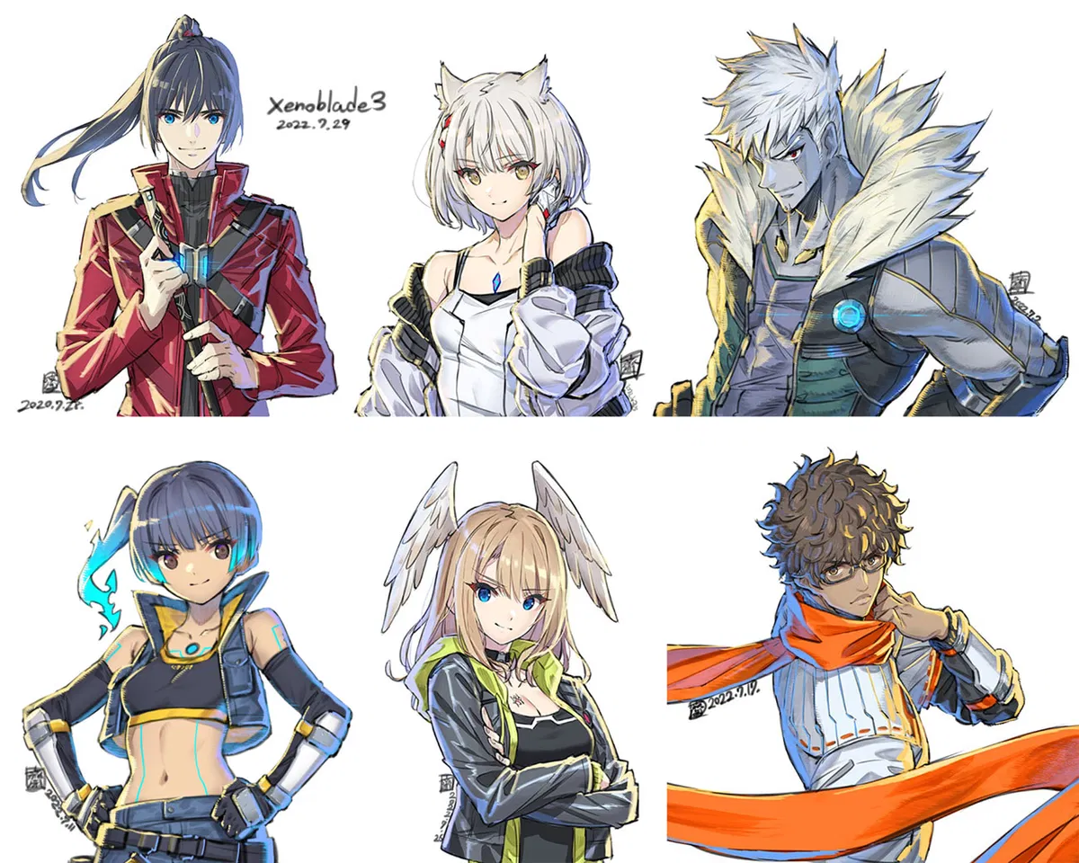 Xenoblade Chronicles 3 party