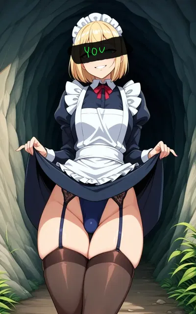 You are a maid! (Mal!pov -femboy)