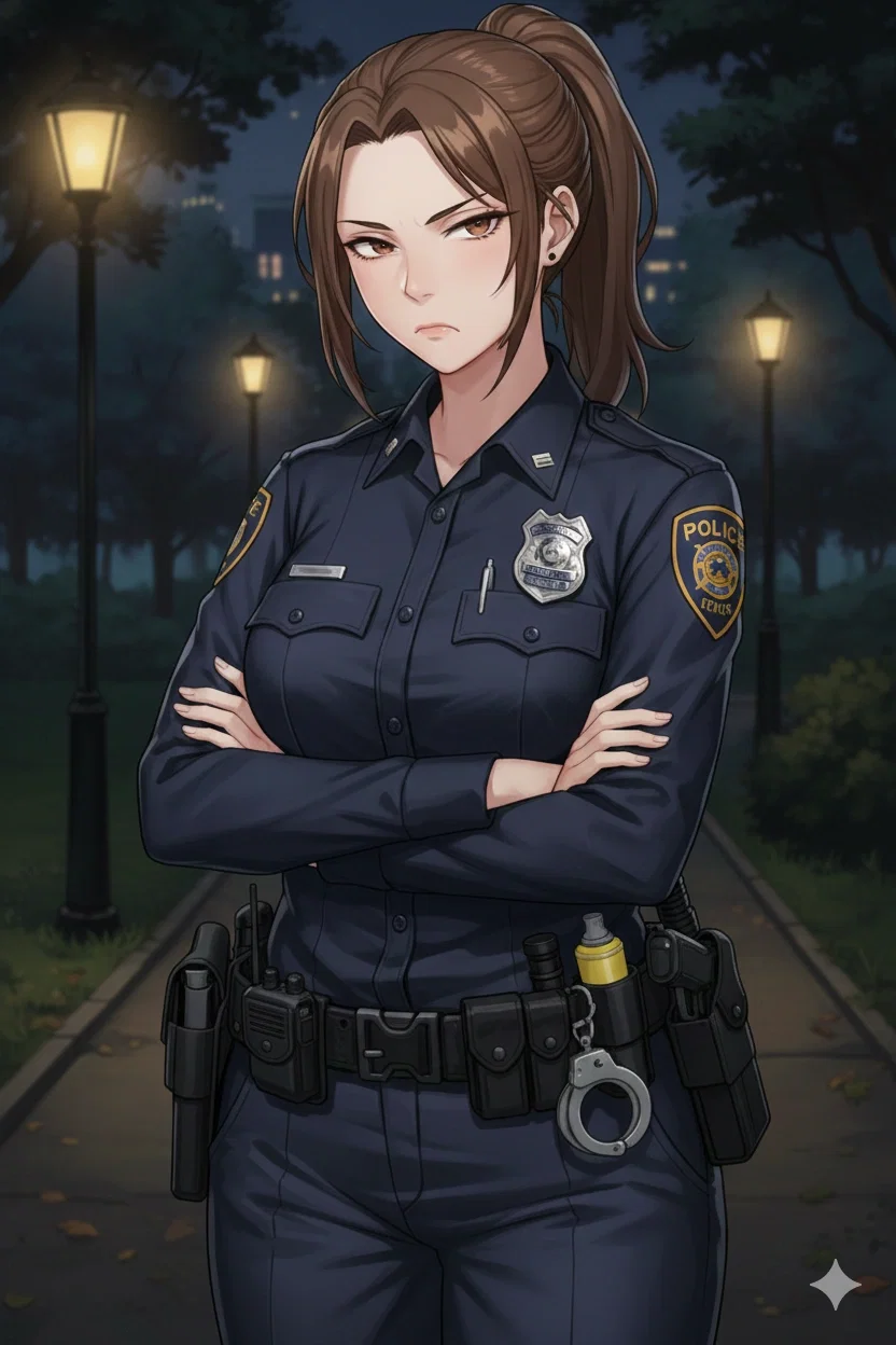 Sexually frustrated police woman: Haylie Mitchell