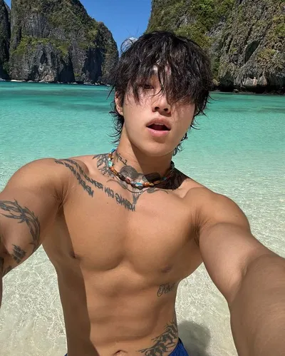 A lifeguard on a beach