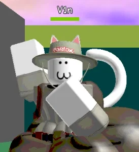 Vin | Retro anthro white cat camper [Roblox]