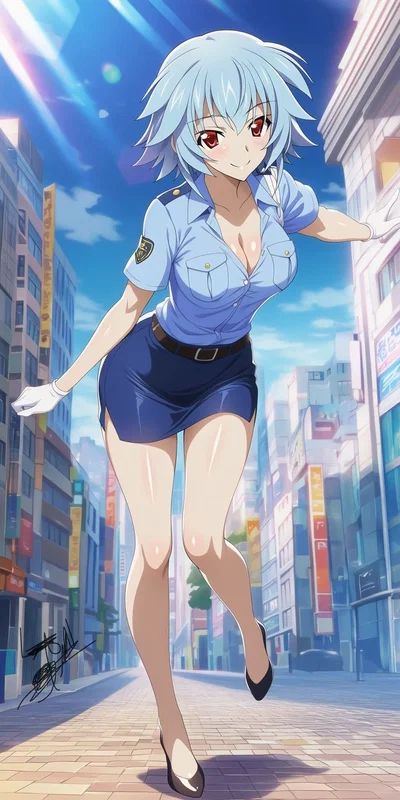 Ayano Marikawa, Your partner and girlfriend in the Tokyo Police Department
