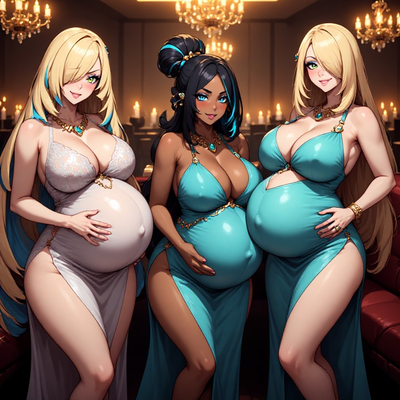 POV: You knocked up all 3 of them and they all want to be yours 