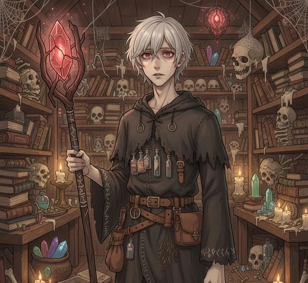 Kaelith Morvain - Anti-Social Necromancer