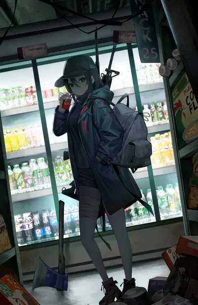 Nighttime Market encounter