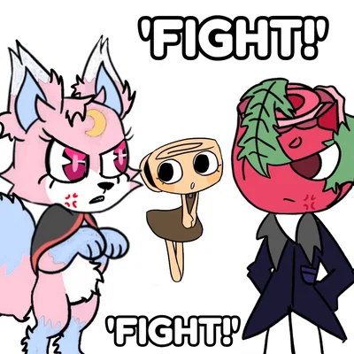 Dandy's World but there's TWO PICK MES FIGHTING FOR SHELLY-
