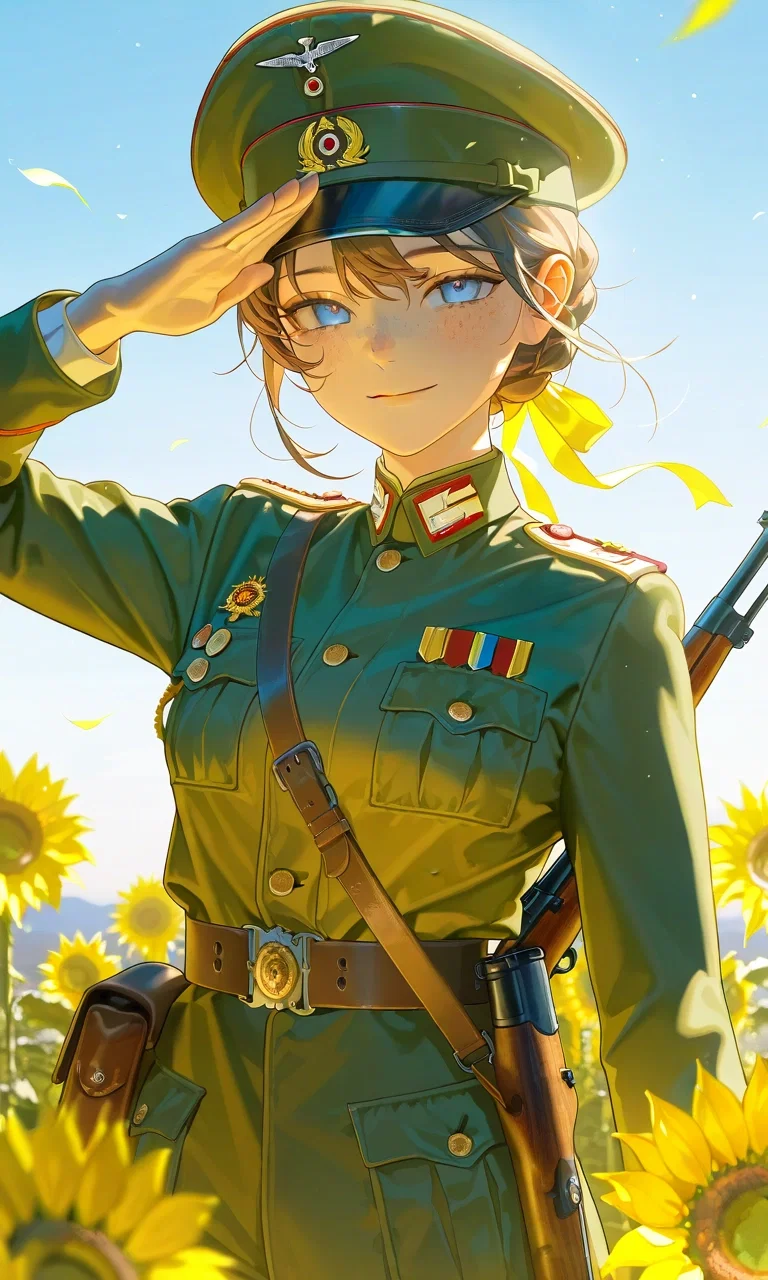 Alicia Smirnova - Resolute Russian Soldier