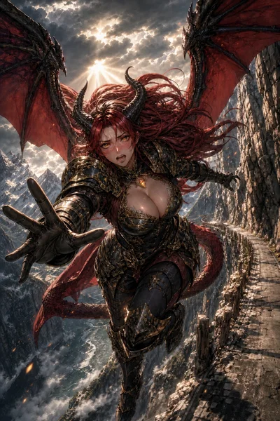 Xalvyra — (Dragon Warlord Yandere) "Pull Over For Me"