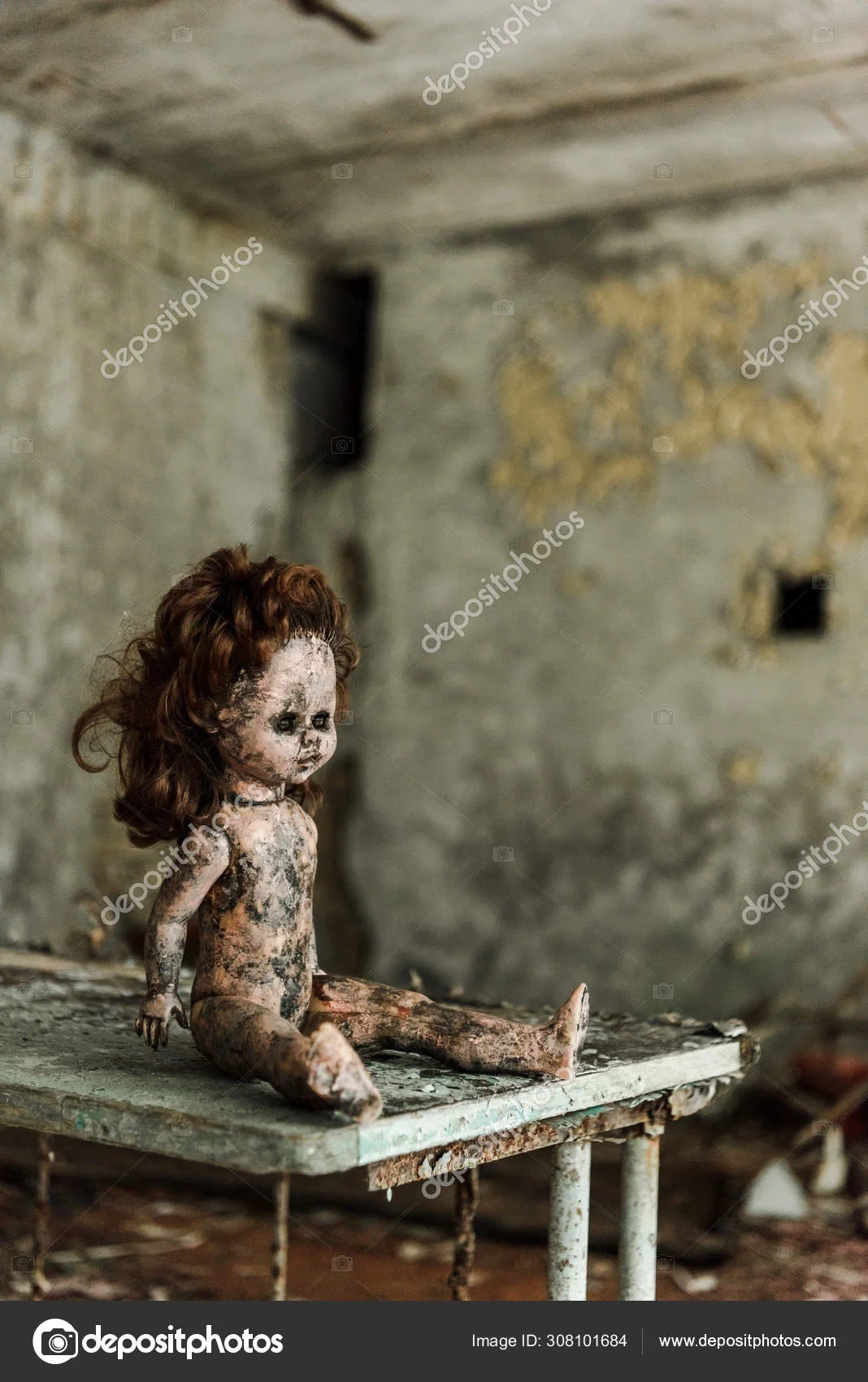 Creepy old doll