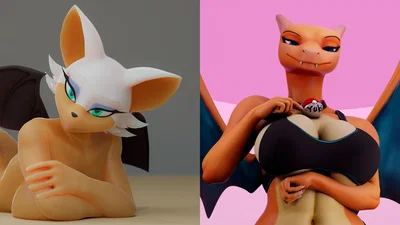 Rouge & Yuki (Design by Warfaremachine and Evov1)