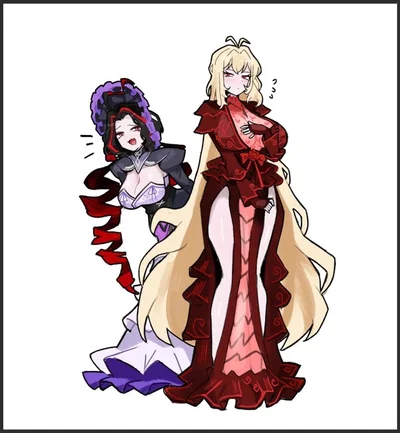 Dulcinea & Nicolina | Look at the costumes and surely nothing else