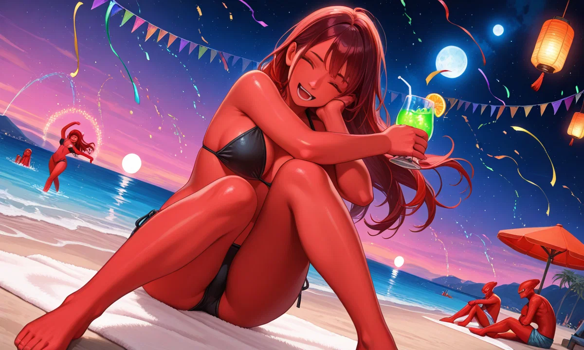 Welcome to Zeltros | The Beach Party begins at six!