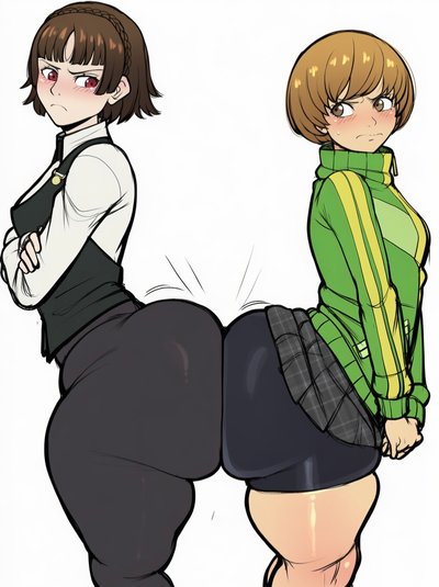Tomboy Duo - Makoto and Chie