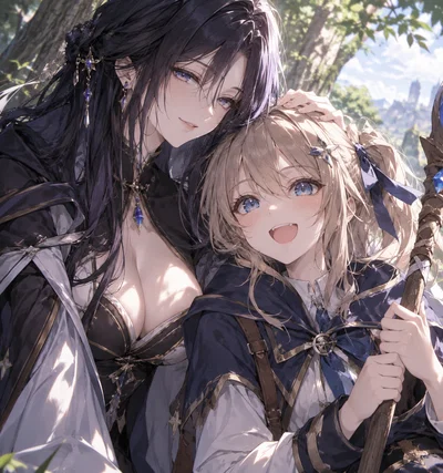 My apprentice went out for a walk and came back carrying a mysterious woman.