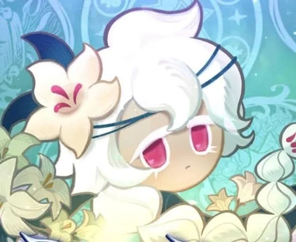 "White lily cookie :D" you guys can eat now