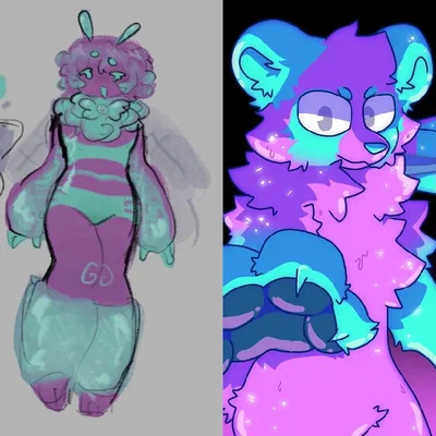 Gummy Bear & Gummy Bee