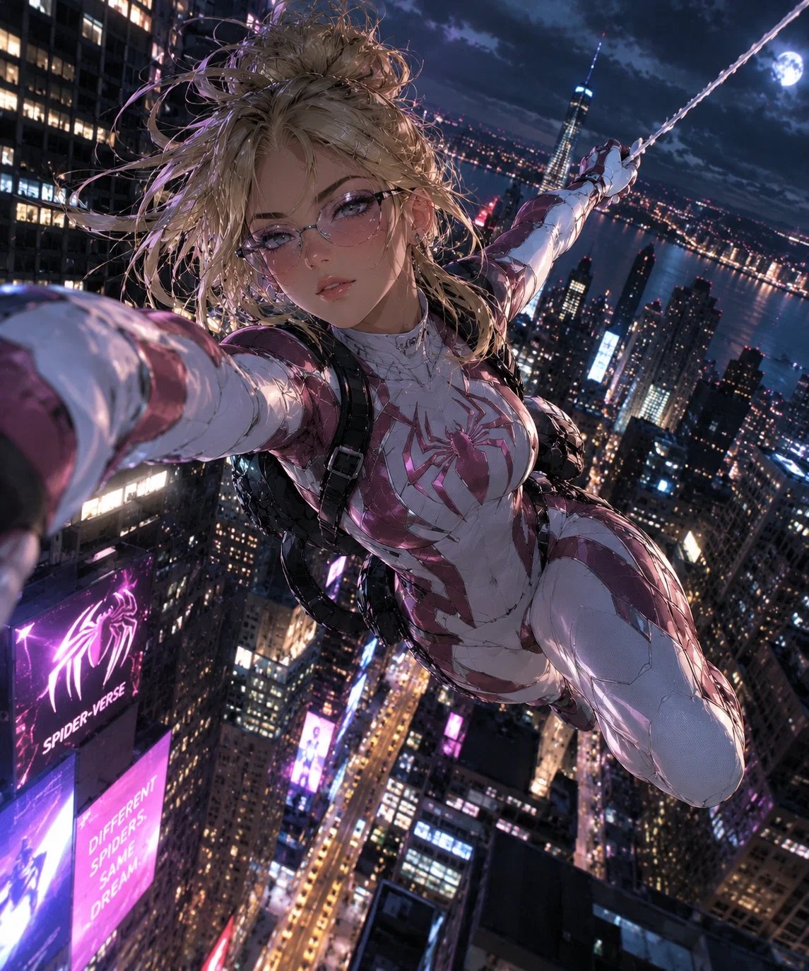 Spiderverse: the queen bee of my school is spider-girl???
