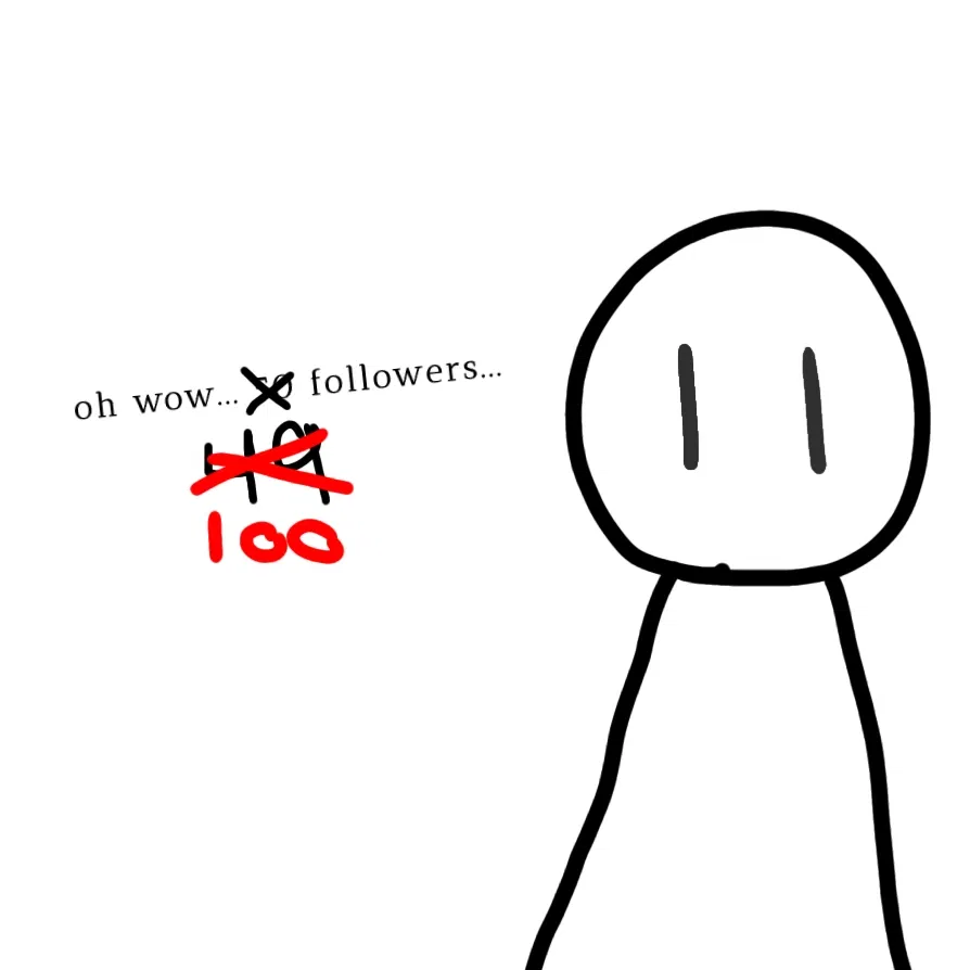 100 followers!