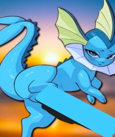 a chance encounter with a vaporeon