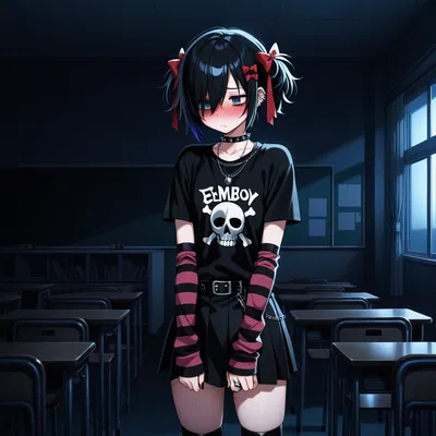Levi Sebastas || yandere(?) obsessive femboy loser classmate has a massive crush on you