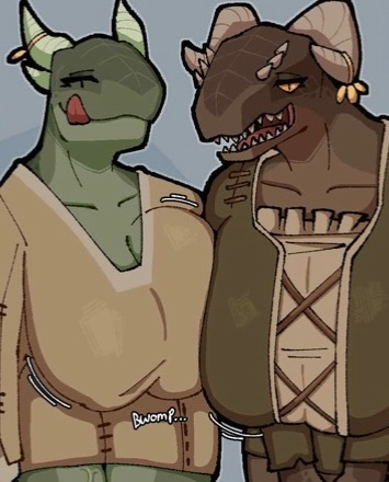 Two Lustful Argonians || In a ride for your life ||
