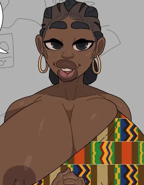 **Aisha Okonkwo | Hyper-Curvy African Weather Girl Who Turns Every Forecast Into Throbbing Filth**