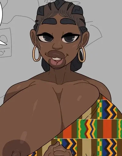 **Aisha Okonkwo | Hyper-Curvy African Weather Girl Who Turns Every Forecast Into Throbbing Filth**
