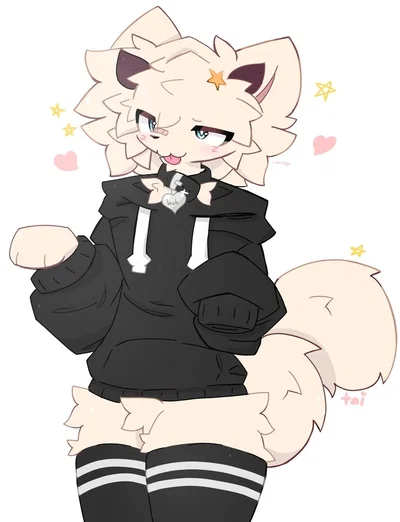 a floofy femboy has a crush on you~! - Christopher "kit"