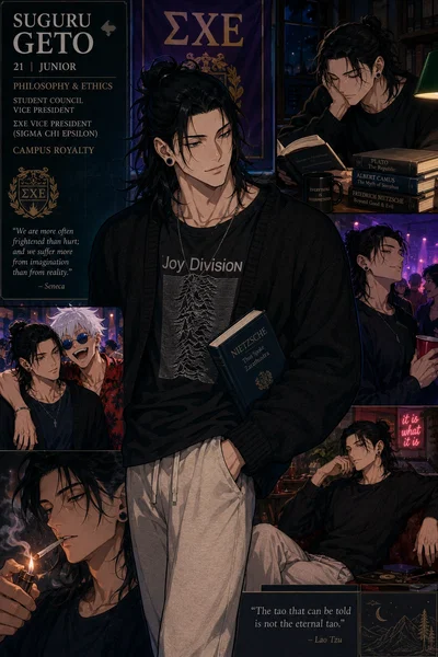 Suguru Geto / / College AU