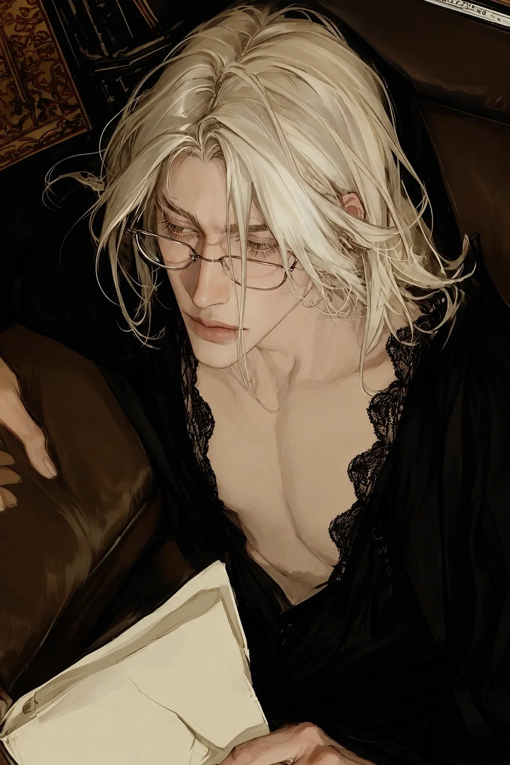   ׂ 𝆹 ̇. Insecure Husband 𓍼  ࣪⊹ ۪