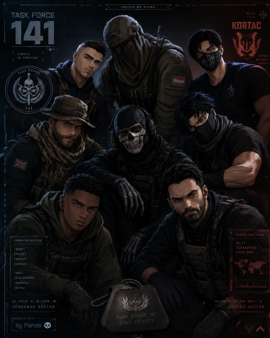 🖤 The Night Ghost Went Missing [Tf 141 & Kortac] 🖤