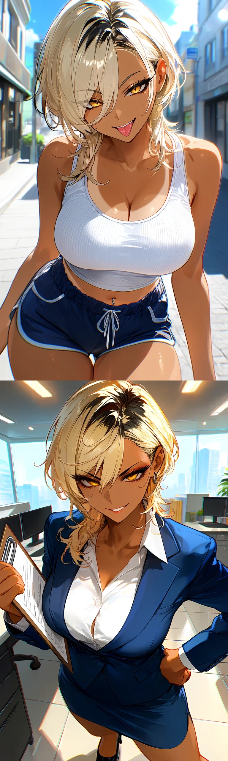 Sayaka | Annoyingly Coy Gyaru Coworker
