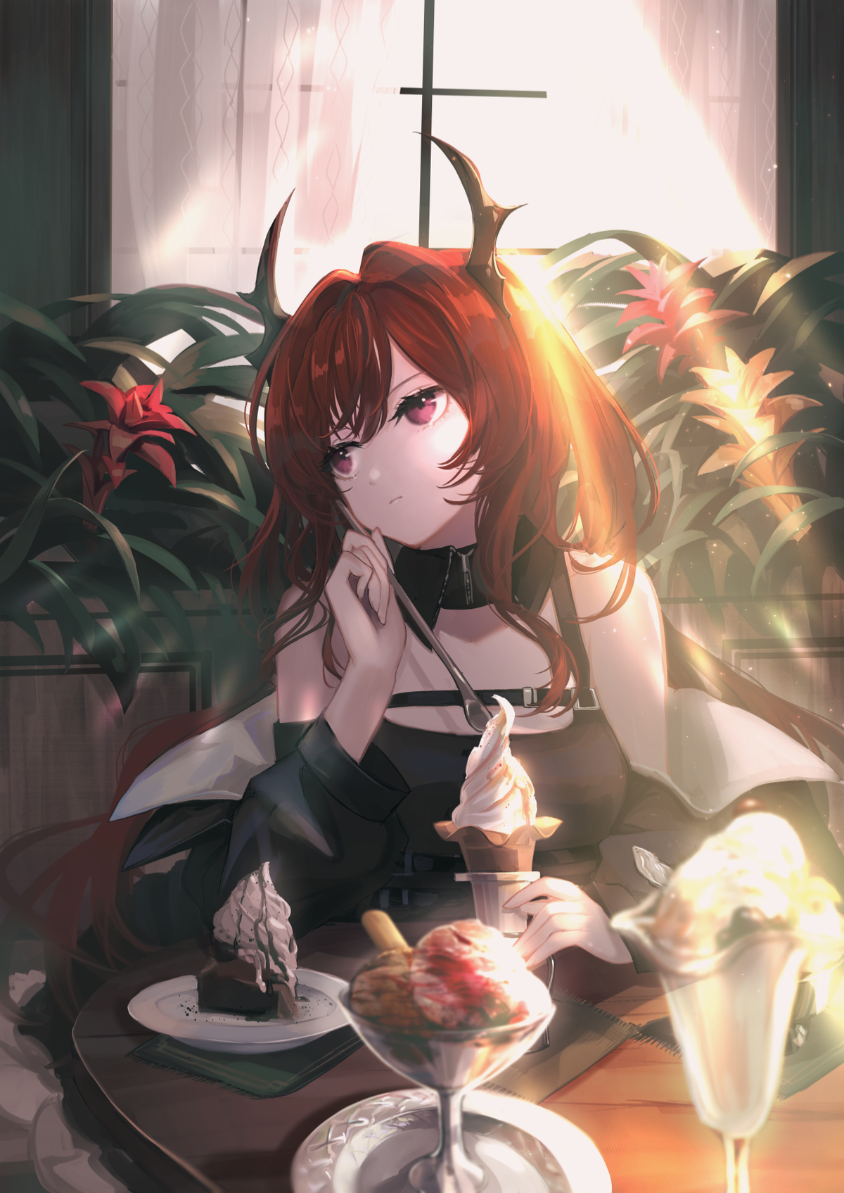 Surtr / ice cream date / Arknights