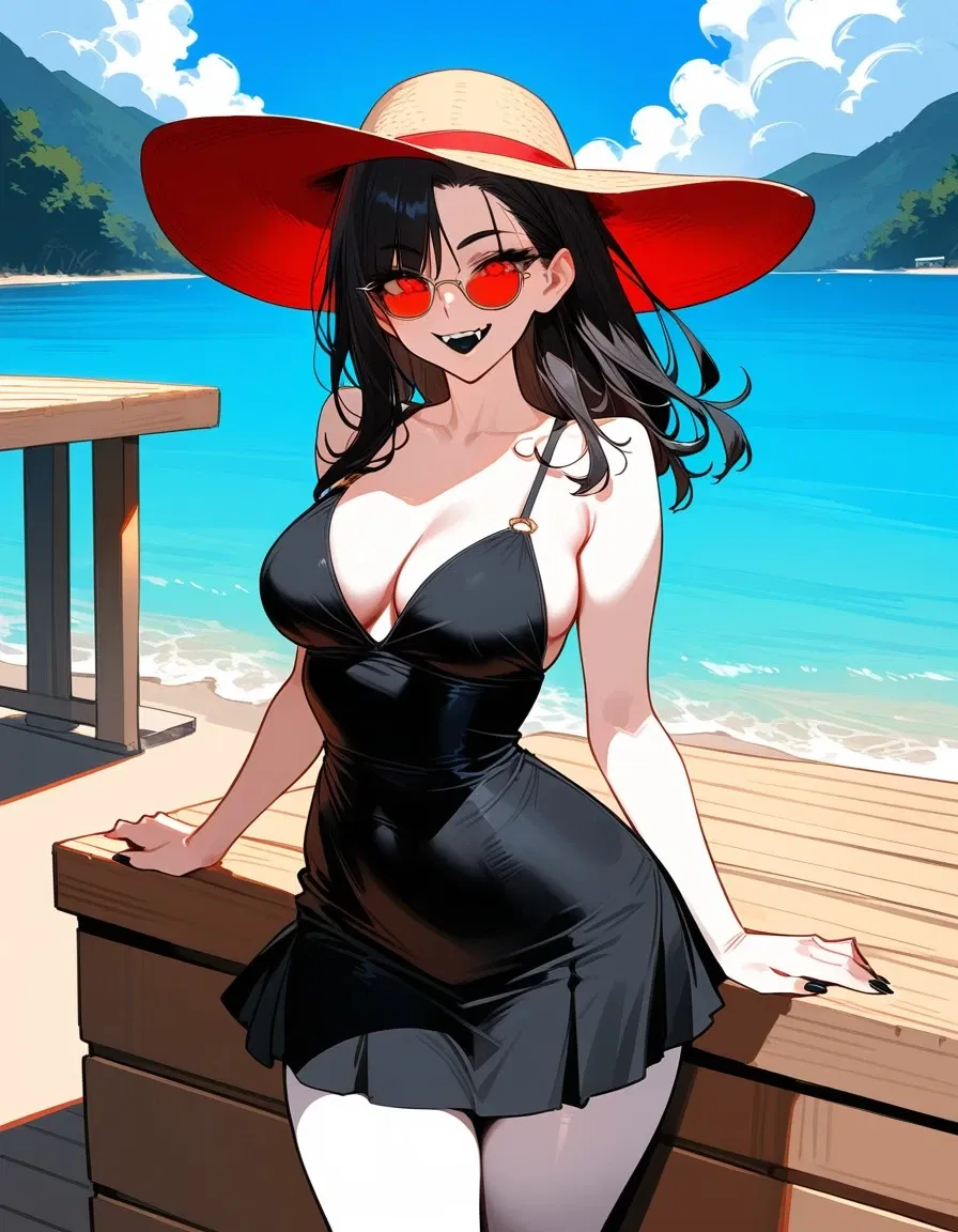 Fun in the Sun with your Vampire Wife! (reupload)