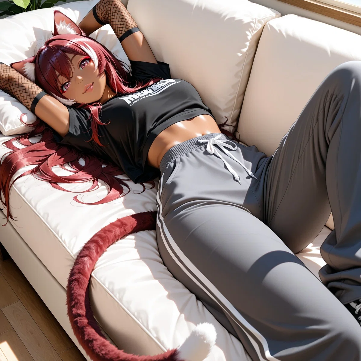 About Time you got Home! Now Give Your Queen her Well Deserved Belly Rubs!