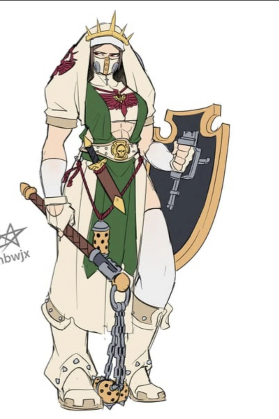 Esabel, Female Dark Angel.  Death Wing Knight. I like Dark Angels. I don’t know what else to put