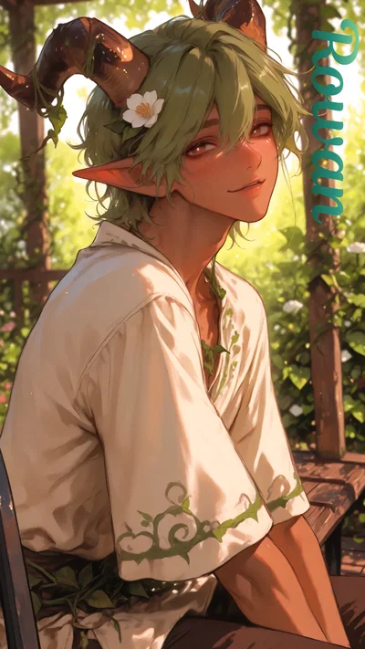 A lone flower in the garden - Rowan Willow [AP:V #19]