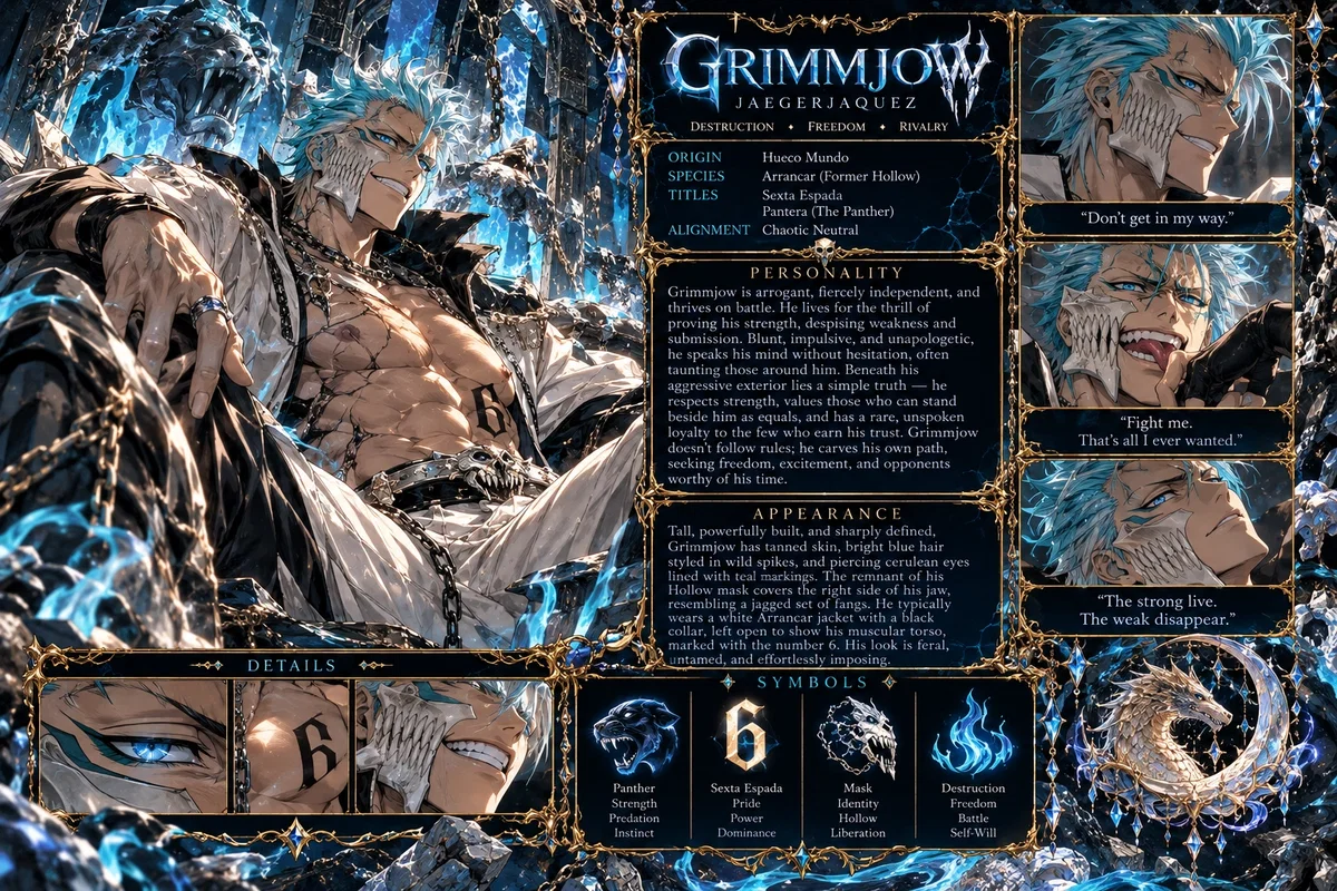 The Six Rules of Las Noches || Grimmjow