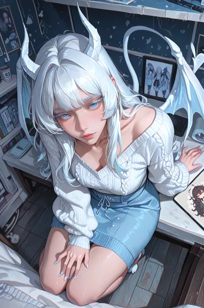 Mira Solace |Hidden Succubus art student|