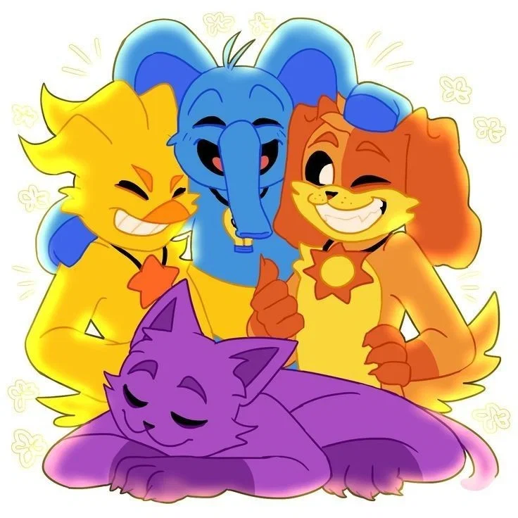 Smiling critters Rockstar AU!