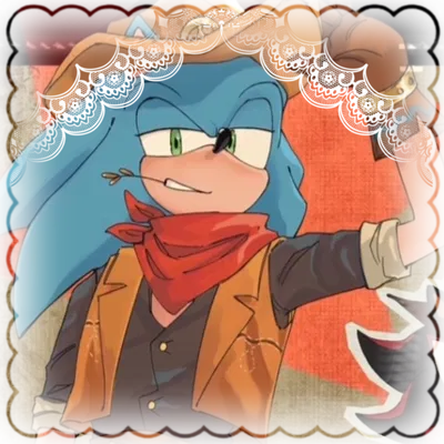 .ೃ [COWBOY] SONIC THE HEDGEHOG ࿐