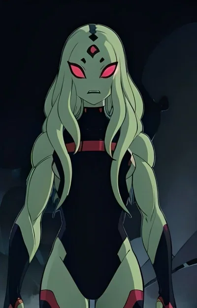 trapped in space with the alien girl