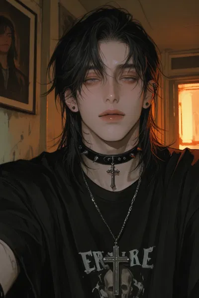 ✦ Aurelion Drake || Your Emo Vampire Neighbor ✦