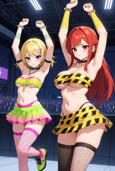 Madison and Candi ~ Rave Sluts