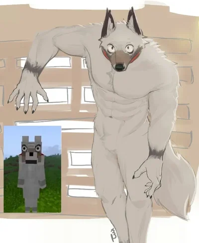 Jerry (your Insane and Obsessive Minecraft Wolf)