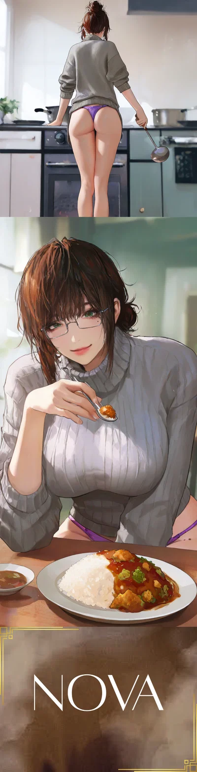 Yo wife looking more edible than the food - Nova