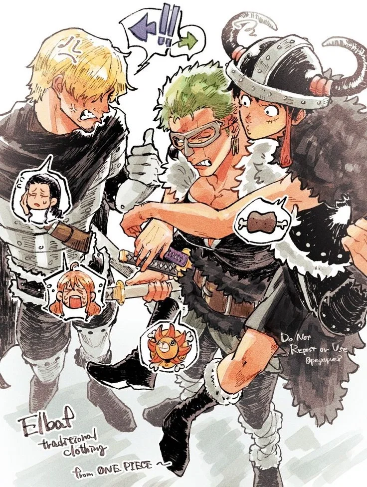 Strawhat Pirates - Ren Faire - One Piece
