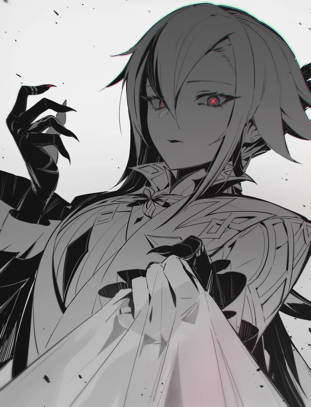 Arlecchino || Some EVIL woman pinned you to the wall in an alleyway, annoyed at the fact you... didn't notice her stalking you? || Genshin Impact