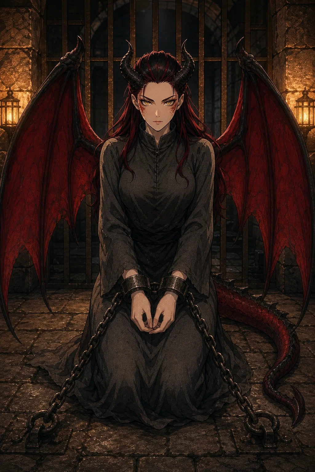 Rhalyra — (Chained Starving Dragoness) "You Came To Save A Monster"
